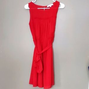 Ann Taylor Loft Deep Red Size4 100%Polyester